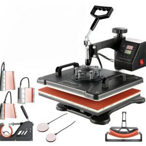 Szublimációs hőprés 8 az 1-ben, 38 x 30 cm munkafelülettel, sapka póló hőprés