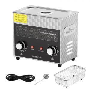 Ultrahangos tisztító 3 literes kapacitással – 40 kHz frekvencia, 120 W ultrahangos és 150 W fűtőteljesítmény, rozsdamentes acél kivitel