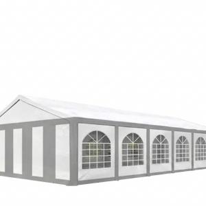 XXL Premium Pavilon, sörsátor  parti sátor rendezvénysátor 6x12 m ponyva PE 450 (72m2)  szürke