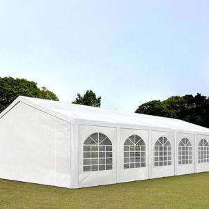 XXL Premium Pavilon, sörsátor  parti sátor rendezvénysátor 6x12 m ponyva PE 450 fehér (72m2)