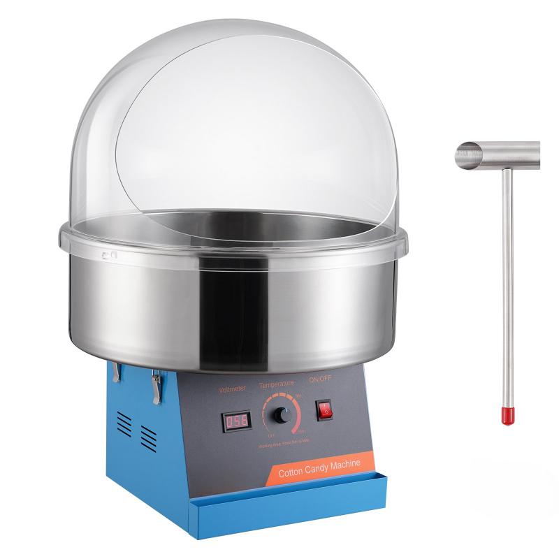 Vattacukor készítő gép fedéllel 1000W kék