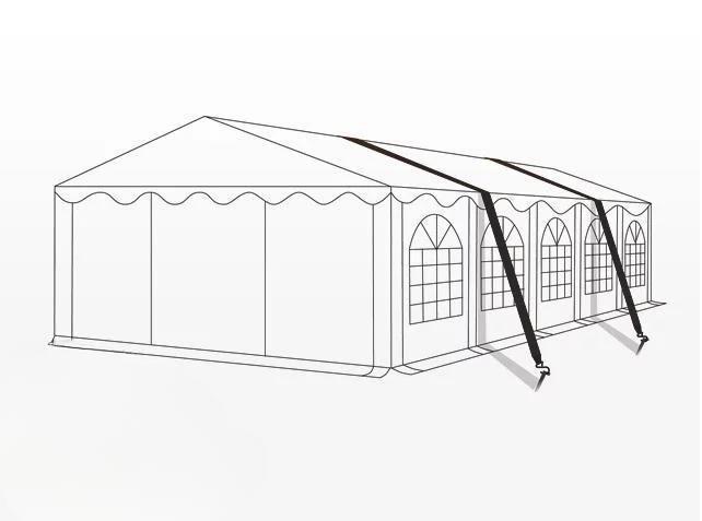 Viharvédelem 15 m talajrögzítés föld