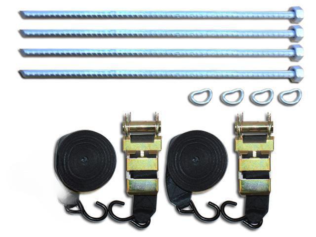 Viharvédelem 15 m talajrögzítés föld