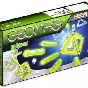 Geomag Glow Foszforeszkáló mágneses építő játék, 22 darabos