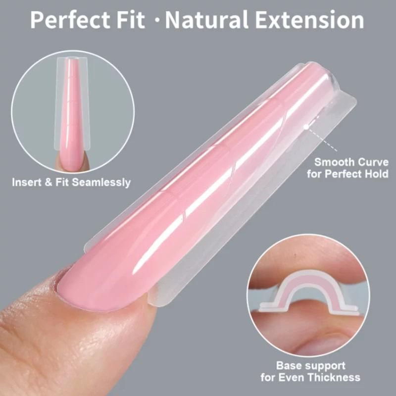 256 Db-Os Plastic Form System - Sandwich Nail Dual Form - 16 Méretben - 84587