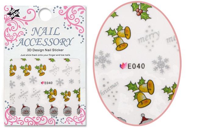 3D akril hatású matrica E040 #83