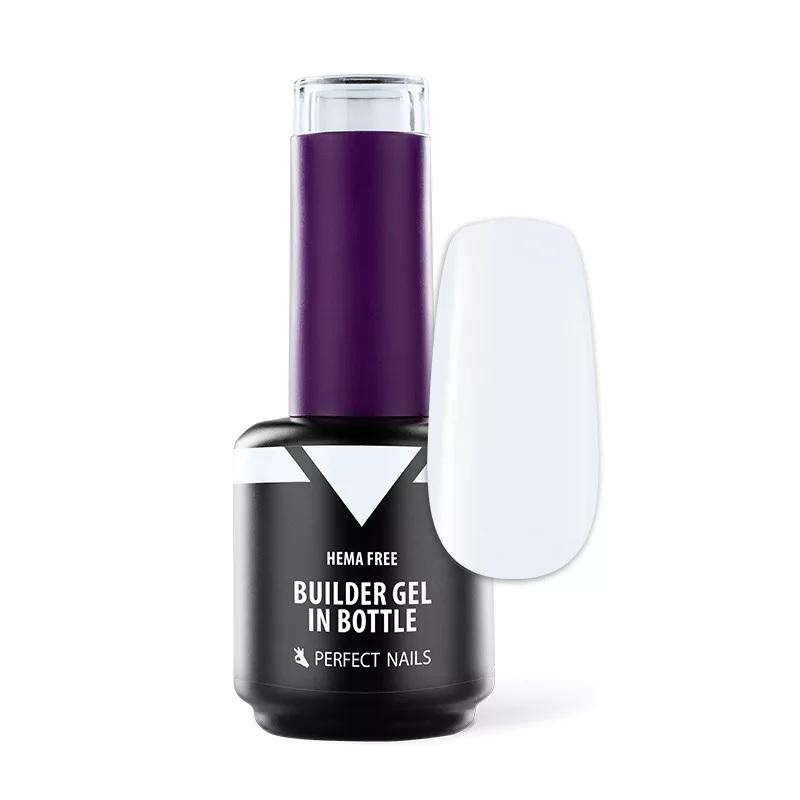 Builder Gel in Bottle - Színezett üveges építőzselé 15ml -(Hema és TPO MENTES!)- Latte White