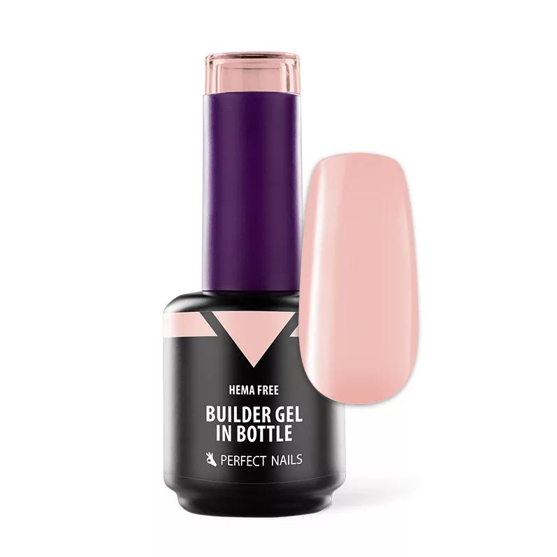 Builder Gel in Bottle - Színezett üveges építőzselé 15ml -(Hema és TPO MENTES!)- Light Peach