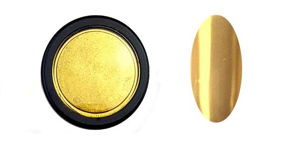 Chrome Mirror（extra finom szemcsék） pigment por，arany