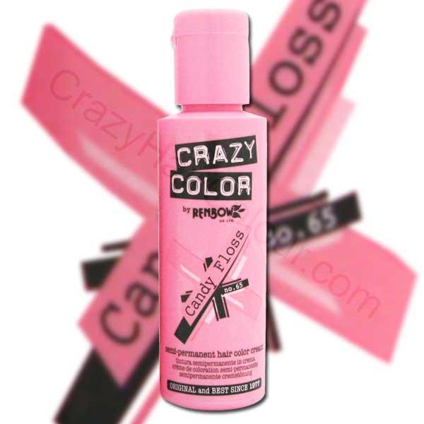 Crazy Color CANDY FLOSS hajszínező krém - 100ml