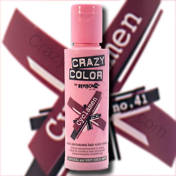 Crazy Color CYCLAMEN hajszínező krém - 100ml