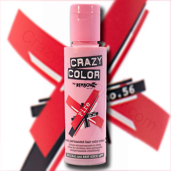 Crazy Color FIRE hajszínező krém - 100ml