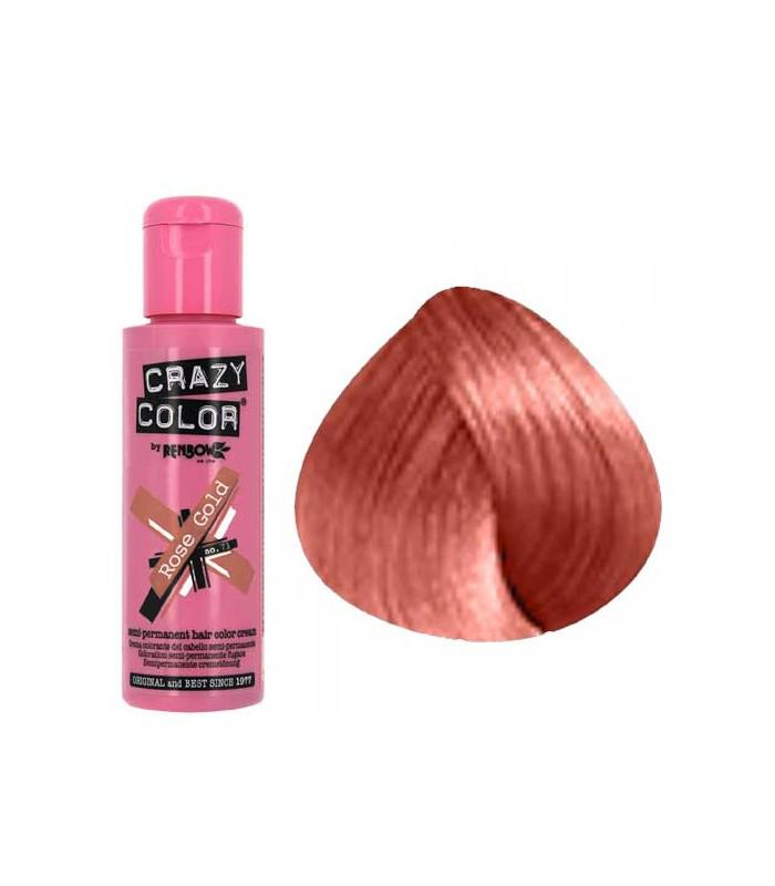 Crazy Color ROSE GOLD hajszínező krém - 100ml