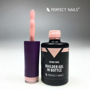Builder Gel in Bottle - Színezett üveges építőzselé 15ml -(Hema és TPO MENTES!)- Light Peach