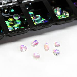 Körömékszer szett 12 reteszes Clear AB