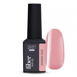 Pearl Nails Fiber Base Gel - Diamond Rose - 15ml