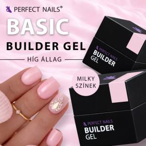 Perfect Nails Basic Rose Gel - Építőzselé - 50g