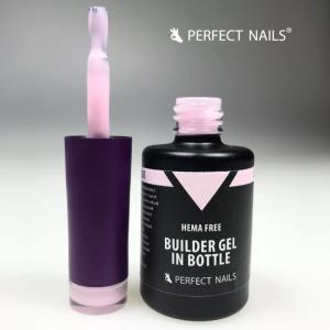 Perfect Nails Builder Gel in Bottle - Színezett üveges építőzselé 15ml - HEMA FREE - Light Rose