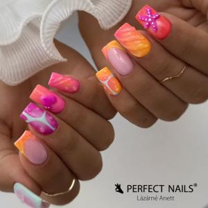 Perfect Nails HEMA FREE Gél Lakk - Neon Orange - 4ml