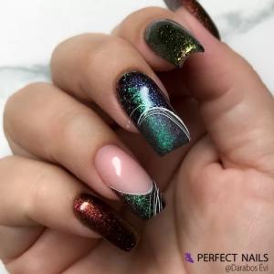 Perfect Nails LacGel LaQ X - Lakkzselé 8ml - Green Sky X095 - GALAXY