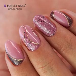 Perfect Nails LacGel LaQ X - Lakkzselé 8ml - Pinky Dust X124 - DUNE