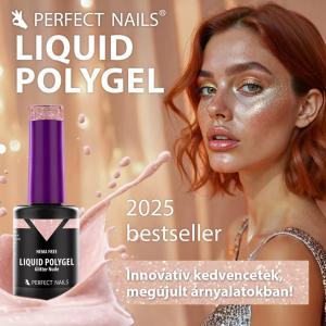 Perfect Nails Liquid Polygel - Glitter Nude - 15ml