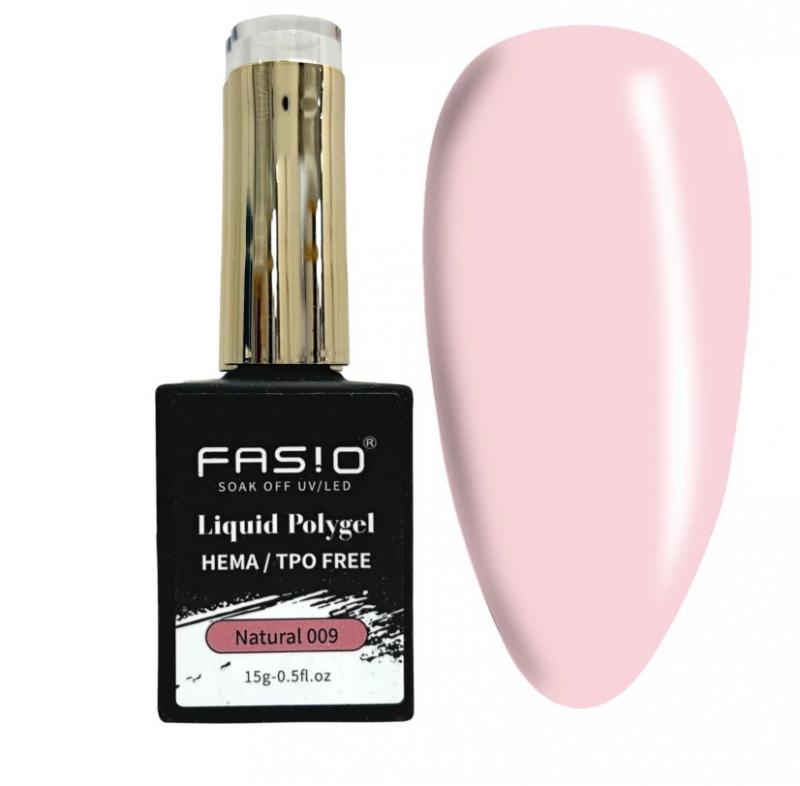 Fasio Liquid Polygel - 15G - Natural Pink