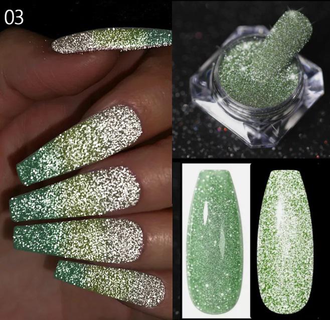 Flash Fényvisszaverő por 3g #508 Green