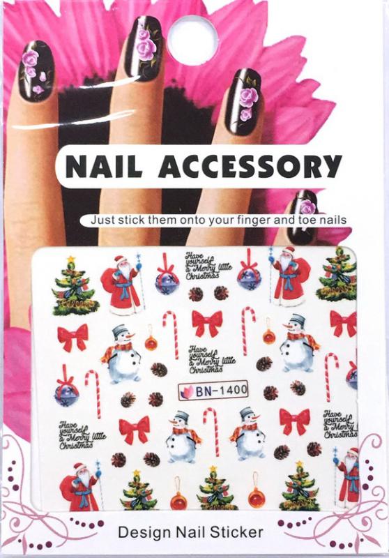 Karácsonyi Körömmatrica BN-1400 #13