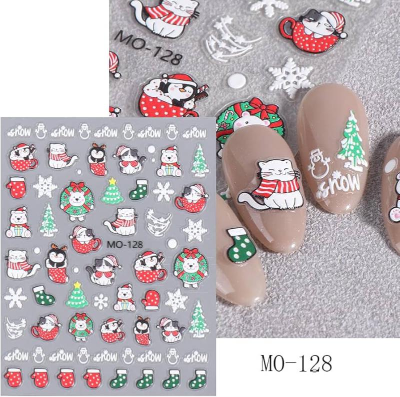 Karácsonyi Körömmatrica MO-128