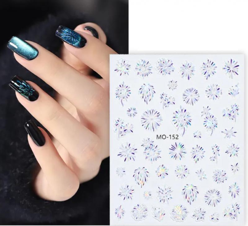 Karácsonyi Körömmatrica MO-152