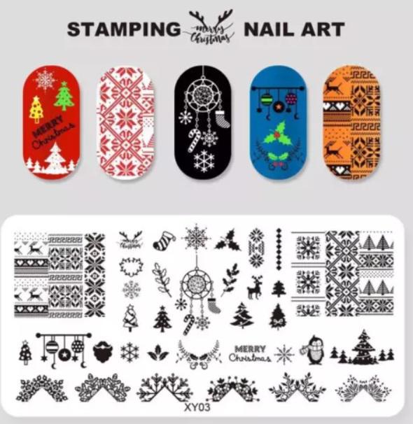 Körömnyomda karácsony XY03