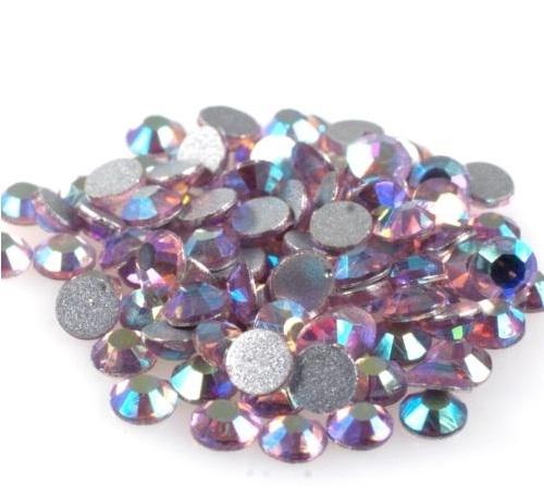 Kristálykő 144db-os Light Rose AB