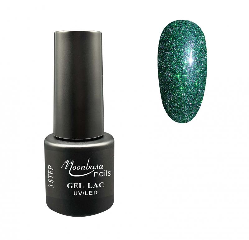 MBSN 3step géllakk 4ml #222 Smaragd éjszaka FLASH EFFECT