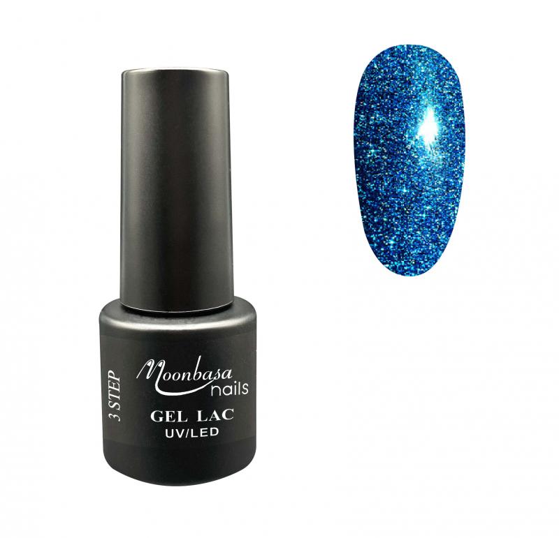 MBSN 3step géllakk 4ml #223 Kék csillámtenger FLASH EFFECT
