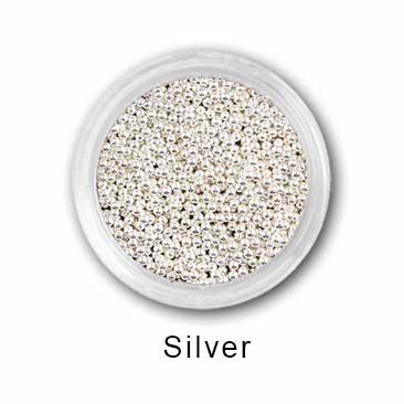 Mini szórógyöngy Ezüst