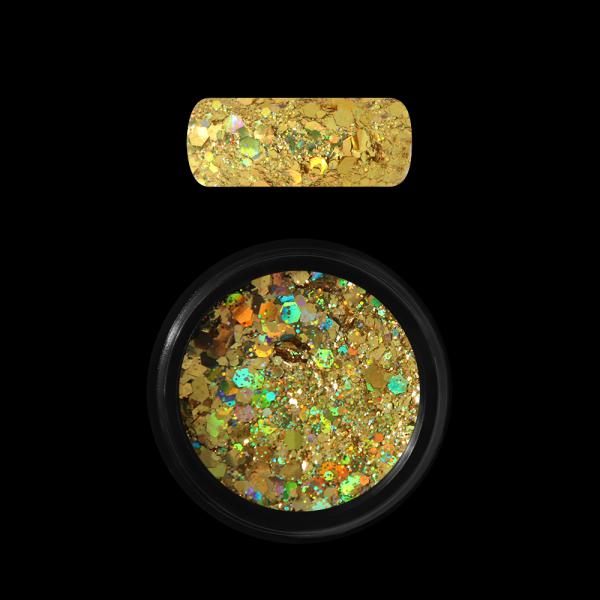 Moyra Holo glitter mix, Dark Gold