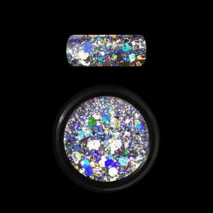 Moyra Holo glitter mix, Ezüst