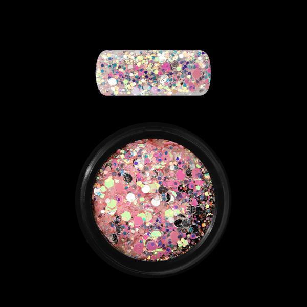 Moyra Holo glitter mix No.24 Chameleon baby pink