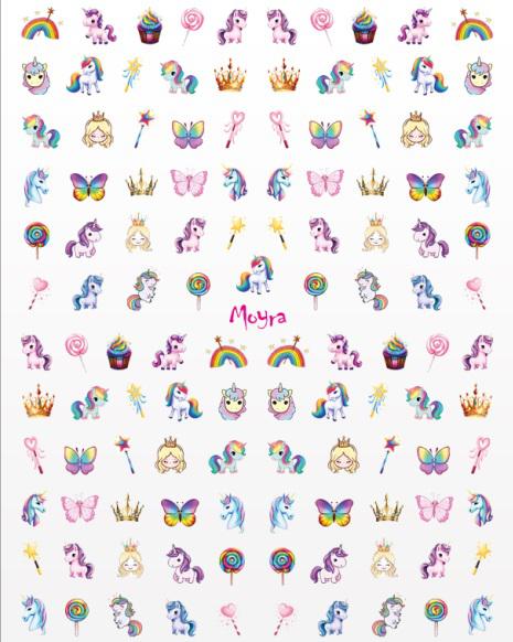 Moyra KIDS körömmatrica No. 03