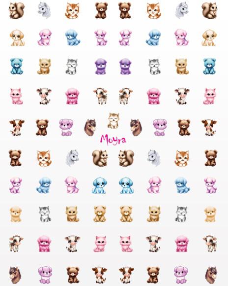 Moyra KIDS körömmatrica No. 04