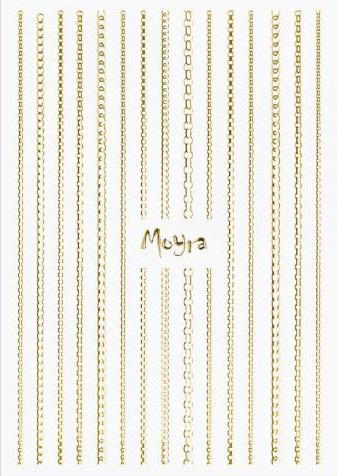 Moyra Körömdíszítõ csík CHAIN No.01 Gold