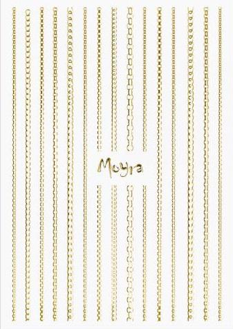 Moyra Körömdíszítõ csík CHAIN No.01 Gold