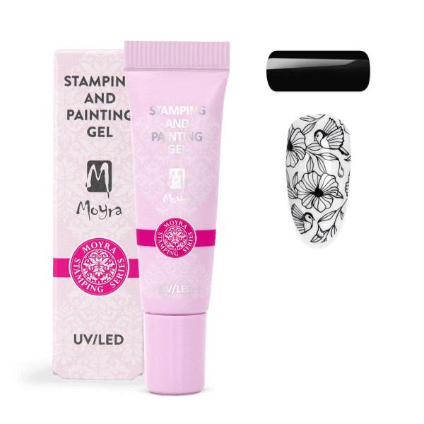 Moyra nyomda- és festõ zselé 7g No. 007 Black