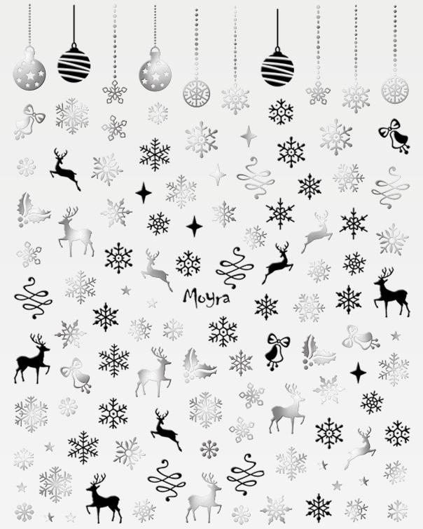 Moyra öntapadó körömmatrica No. 22