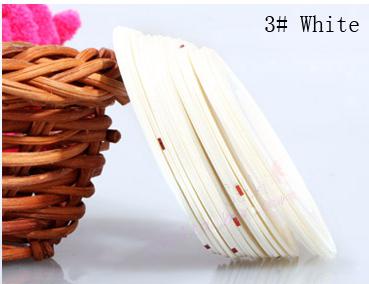 Műköröm díszítő csík 3-White