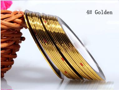 Műköröm díszítő csík 4-Gold