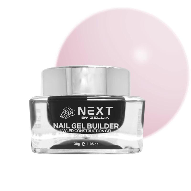 Next By Zellia Gel Builder / Epítő Zselé 30G - 009 - Baby Pink