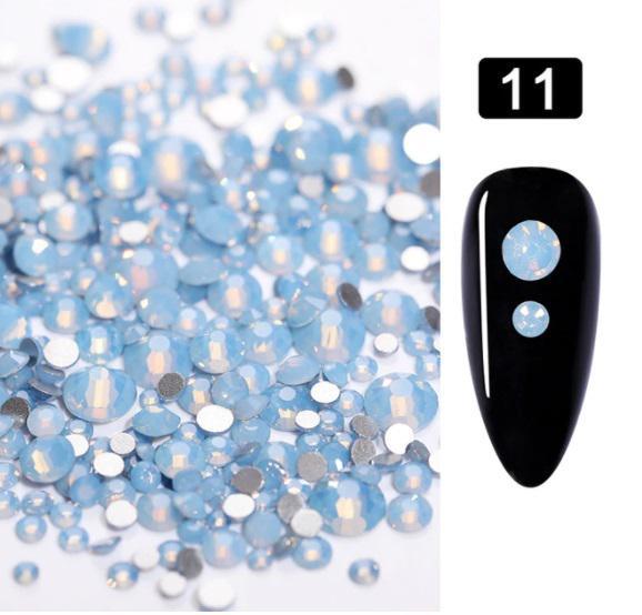 Opal BLUE kristálykő csomag 400db vegyes méret