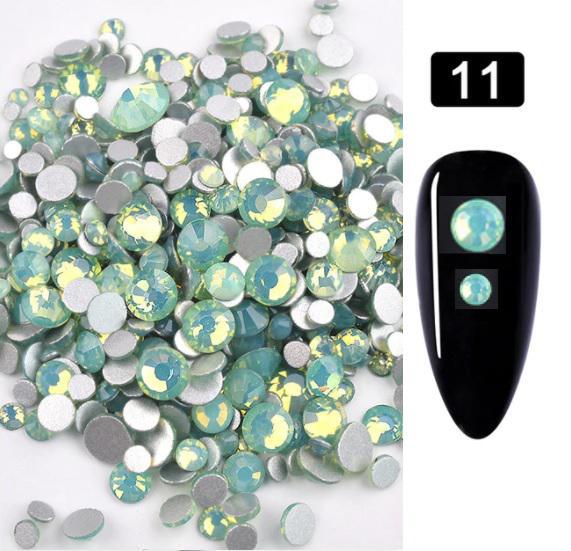 Opal PERIDOT kristálykő csomag 400db vegyes méret